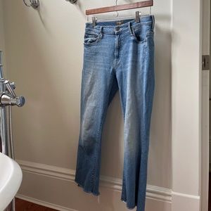 Mother Insider Crop Step Fray size 29